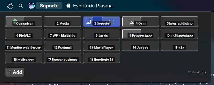 Virtual Desktop Switcher Widget